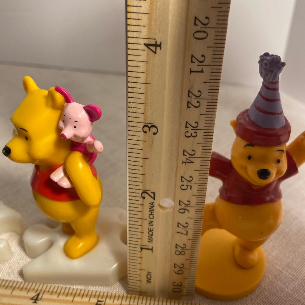 90s Winnie the Pooh and Friends 7 Figurine LOT vintage Disney Happy Meal toys - Picture 15 of 16